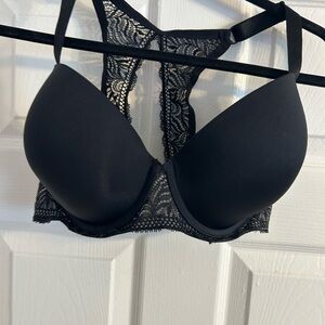 Elegant Black Lace racerback Women's Bra